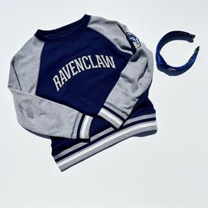 Girls Universal Studios Ravenclaw Pullover Sweatshirt w/ Headband - Size M